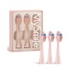 MySmile Electric Toothbrush Replacement Heads, 3 Packs (Pink)