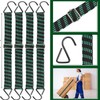 Saintrygo 8 Pcs 40 Inch Adjustable Flat Bungee Cords with