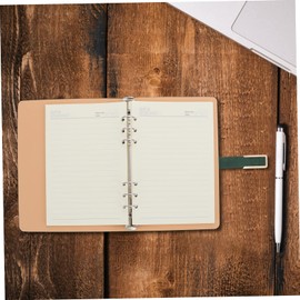 Operitacx Top Spine Notebook Men Work Office School Notebook Agenda Notepad to Do List Journal