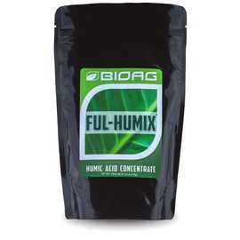 BioAg Ful-Humix Organic Humic Acid Soil Dry Amendment, Increases Yield, Nutrient Uptake for All Plants, Lawn (100 Grams)