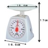 Tanita 1439-WH Cooking Scale, Kitchen Scale, Cooking, Analog, 2.2 lbs