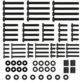 BuFan Kit Universal de Tornillos Montaje TV, Compatible con La Mayoría de televisores LED LCD OLED 4K, Incluye Tornillos y Accesorios de Montaje para Pantallas de hasta 80 Pulgadas