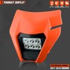 fewfuss Dirt Bike Led Headlight, Motorcycle Enduro Headlight Kit for