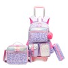 Oruiji Rolling Backpack for Girls with Wheels Backpack for School