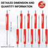 Zhehao 10 Pcs Pocket Screwdriver with Valve Core Removal Tools,