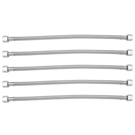 5pcs Air Compressor Element Hose Brake Silent Oil Free Line Pipe 3/4‑16 Chamfer 42cm