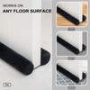 Marwood Under Door Draft Stopper 30-38" Adjustable Wind Stopper for