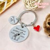BOYATONG Couple Keyring Gift, silver