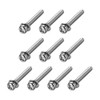 sourcing map M3 x 25mm Stainless Steel Phillips Pan Head
