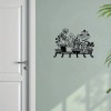 CIFbuy Double-Tier Wall Mounted Coat Rack 6 Hook Vase Design