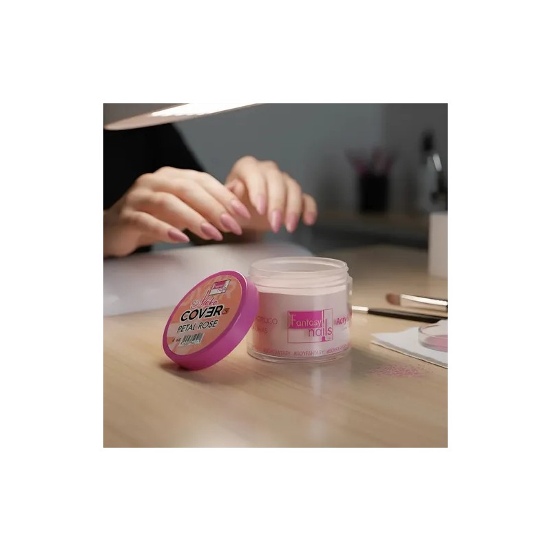 Acrílico Fantasy Nails Petal Rose 4 Onzas Efecto Make-Up Uñas