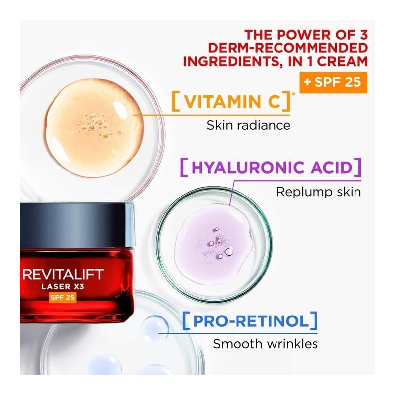 L'Oreal Paris Revitalift Laser Renew Anti-Ageing Cream SPF20, 50ml