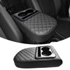 QianBao Car Center Console Diamond Pattern Armrest Box Booster Cushion