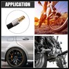 Hihaha 80cm 31" Tire Valve Stem Extension Inflator Extender Hose