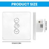 Wlan Rolladenschalter Smart, Rollladenschalter, Jalousieschalter Rolladen Zeitschaltuhr, Rolladensteuerung Kompatibel mit