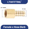 LTWFITTING Brass BSP Fitting Coupler/Adapter 1/4-Inch Female BSPP x 10mm