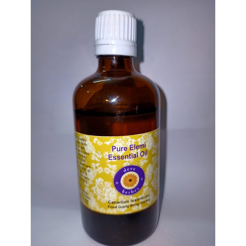 Deve Herbes Pure Elemi Essential Oil (Canarium luzonicum) Natural Therapeutic