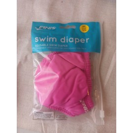 FINIS Reusable Swim Diaper - PINK - Large (22-28 lbs or 12-18 mos) - NEW