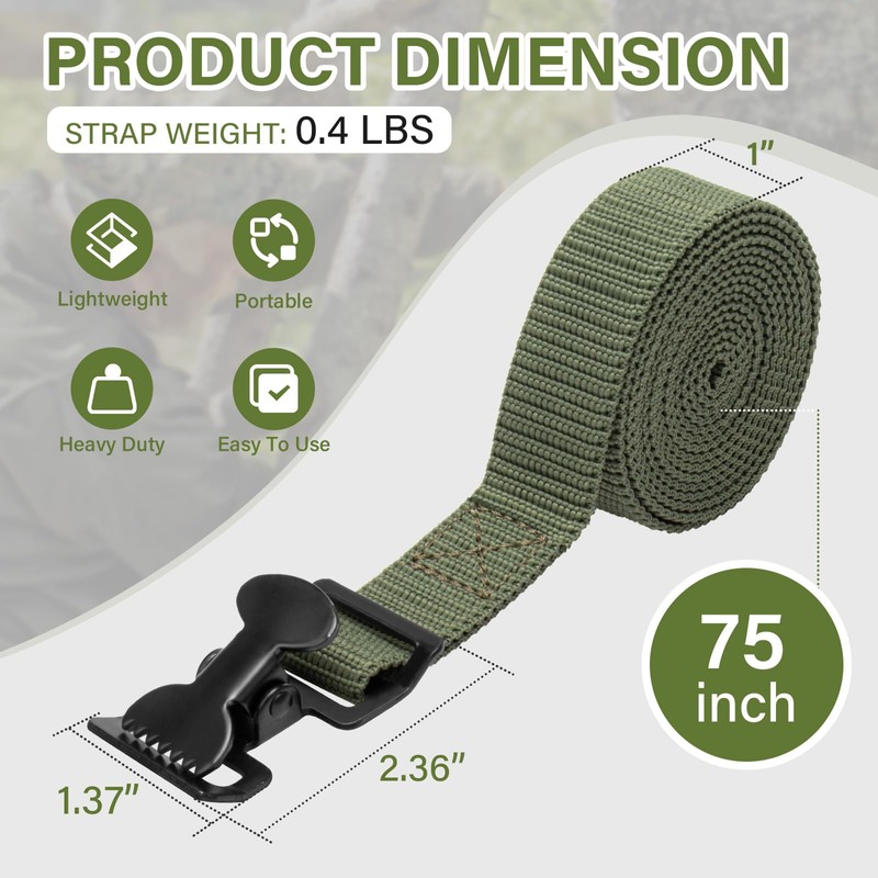 Dimakung Tree Stand Utility Straps for Summit Viper Climber, 2