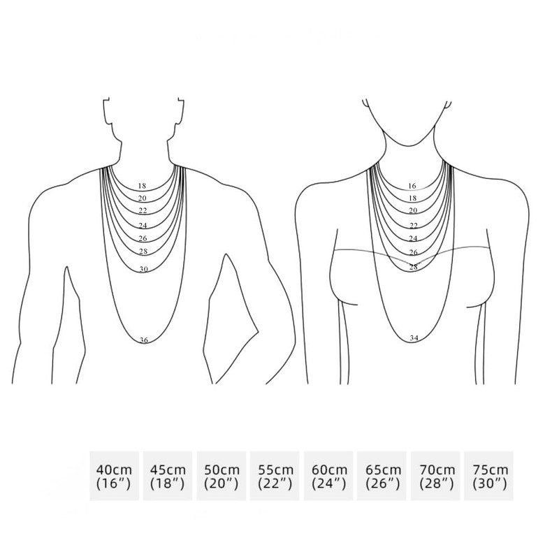 Bigonice 14K Real Yellow Gold 1.5mm,2.0mm,3.2mm,4.2mm Rope Chain Necklace with