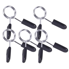WHAMVOX 27mm Barbell Spring Clamp Barbell Spring Clip Collar Weight Lifting Clip
