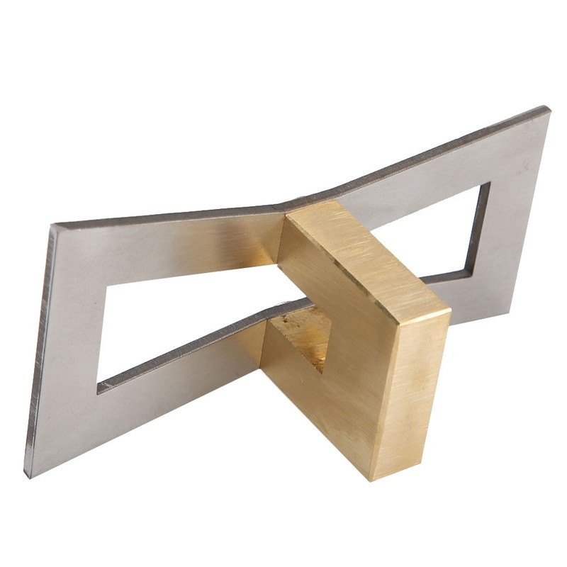Stainless Steel Dovetail Gauge Woodworking Tool Dovetail Wood Marking Ruler(Without