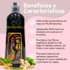 3 Pz Shampoo Tinte Instantáneo Cubre Canas Natural Jengibre