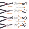 Rustark 8Pcs 7 Inch Snap Ring Pliers Heavy Duty Hook