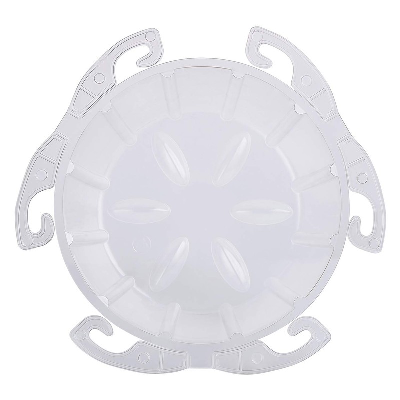 Idyllize 5 Piece of 10 Inch Clear Plastics Plant Saucers