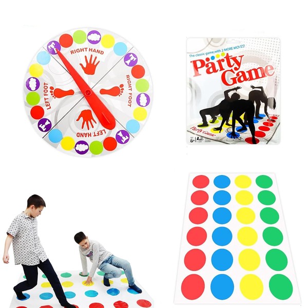 1 Piece Balance Floor Play Mat, Party Games Set, Twisting Game, Family Games, for Kids Indoor and Outdoor Team Game, Fun Rules Make Party Games for Adults Fun to Spend Fun Time