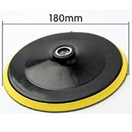 (MBK) 7.1 inches (180 mm) Polisher Polishing Pad for Car Wash, Electric Drill, Velcro Type, Base Pad