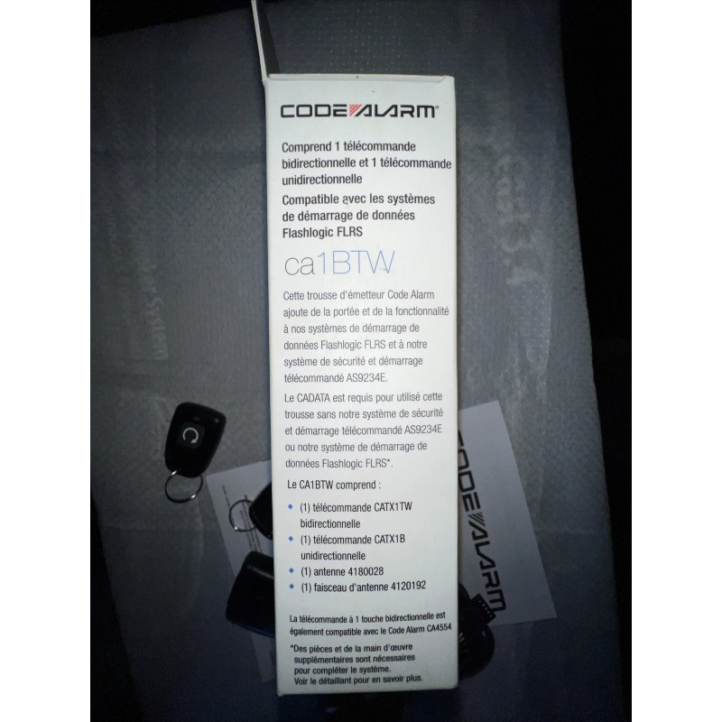 code alarm remote start upgrade to 2way kit