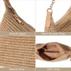 GOLDTIMO Women's Straw Woven Beach Bag Summer Vacation Shoulder Purse,