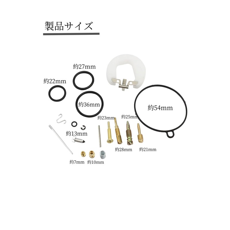 YFFSFDC PZ19 Carburetor Repair Kit Overhaul Kit 19mm Carburetor Repair