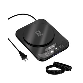 Sourdough Starter Warmer, Precise 1°F Thermostat Control (70-100°F) Sourdough Warming Mat,12-Hour Timer, Smart Memory, Fits Heating Pad for 24–40oz Jars, 110V Perfect for Home Baking & Fermentation