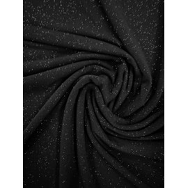 Sedona Designz Glitter ITY Fabric - 95% Polyester 5% Spandex | Sparkling Metallic Fabric for Crafting, Sewing, and DIY Projects | 58”/60” Width