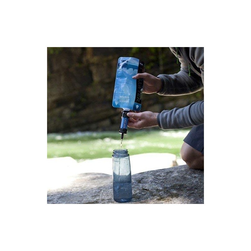 Sawyer Products SP2101 MINI Water Filtration System, 2-Pack, Blue and
