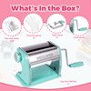 Polymer Clay Press Machine,Clay Roller Machine,Includes Non-Stick Sheets,Gloves,Clamp and Hand