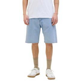 JACK & JONES JJIALEX JJORIGINAL Men's Jeans Shorts Baggy Fit Blue Black S M L XL XXL Cotton, Blue Denim/Pack:sbd 304, L