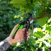 Bypass Secateurs with Soft Grip Handle, Safety Lock & Carbon