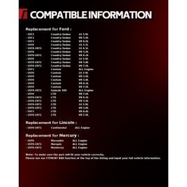 Torchbeam Brake Master Cylinder with Reservoir, Direct Fit Replacement for Lincoln Continental 1970-1971, DOT Approved, Iron Alloy, Includes Mounting Hardware