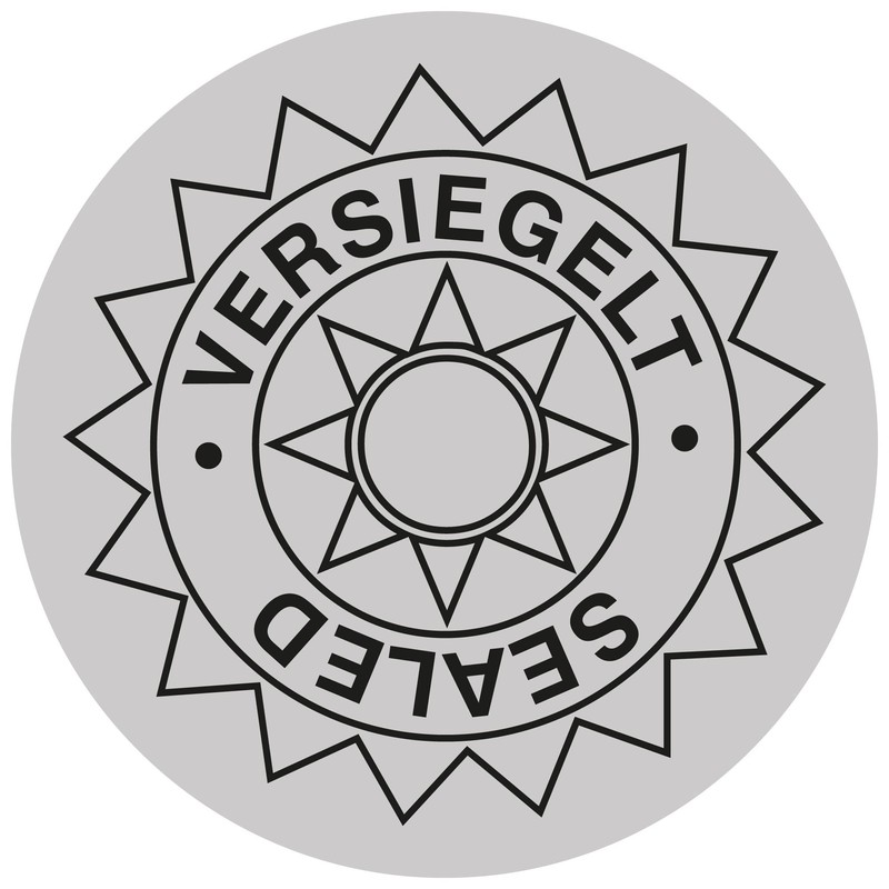 Labelident Sealing Labels Diameter 30 mm – Sealed – 1,000