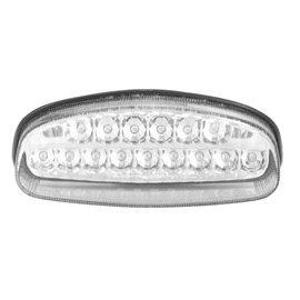 Honda CBR 1100XX Hornet 250/600 LED Light Tail Lamp Turn Signal Number Light for honda Motorcycle Brake Small Clear Smoke Lens External Product (Clear Lens)
