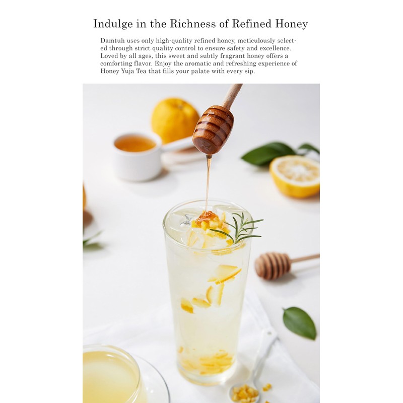 Damtuh Korean Honey Citron Tea Yuja Preserves – Natural Sweetness,