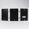 Lawrence Frames Hinged Triple White Wood Picture Frame, Gallery Collection,