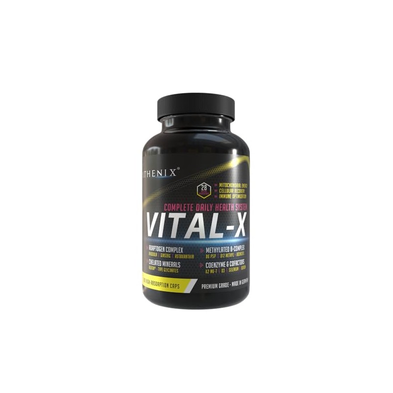 ATHENIX® Vital-X Multivitamin & Mineral Complex | Premium Daily Formula