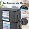 Foldable Clothes Storage Bags Set of 3 – Large Capacity