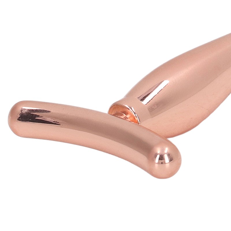2pcs Metal Face Roller Set Zinc Alloy Facial Roller Massager