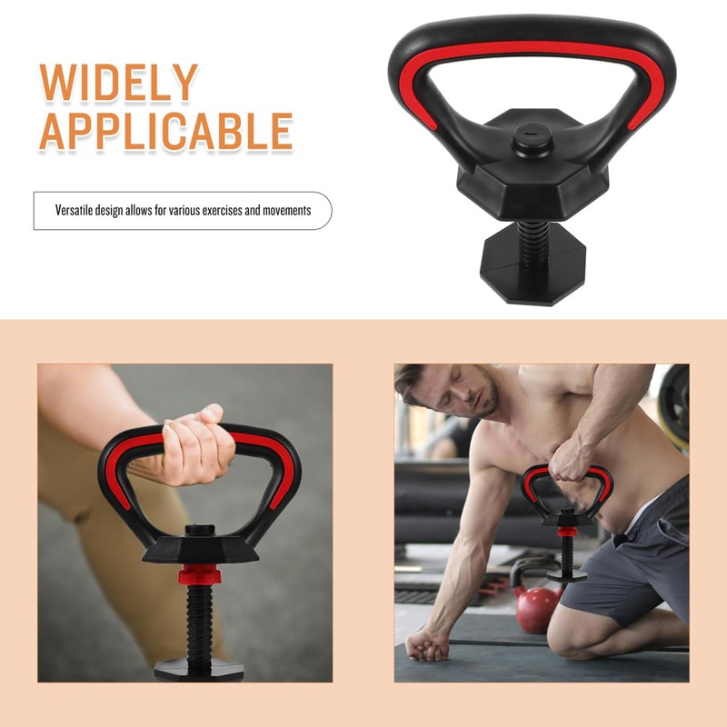 Healeved Impugnatura per kettlebell regolabile, accessorio per allenamento di forza,