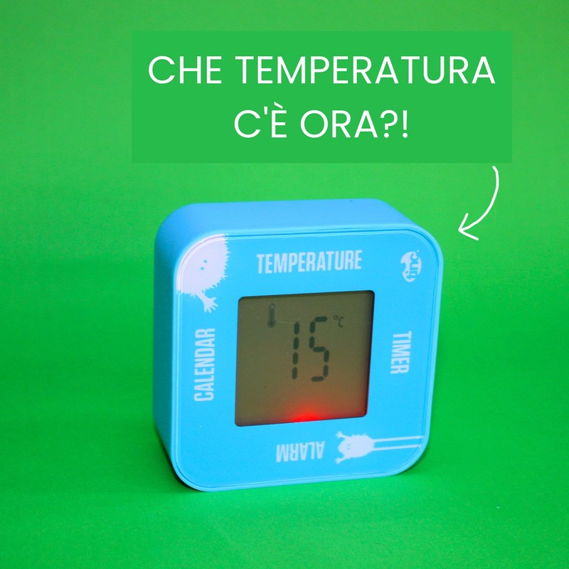 Tinc Kids Digital Alarm, Temperature, Date & Timer Rotate Flip